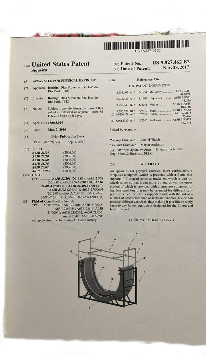U.S. Patent US 9,827,462 B2